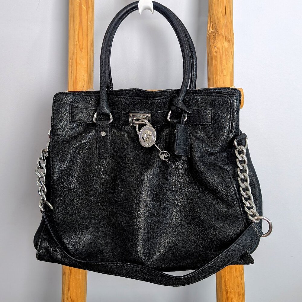 MICHAEL KORS Black Leather Handbag